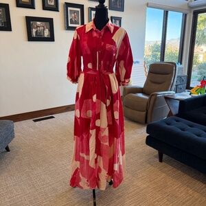 Maeve: The Mona Linen Shirt Dress